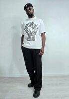 Tee-shirt « Raise Your Voice » – Blanc Vintage