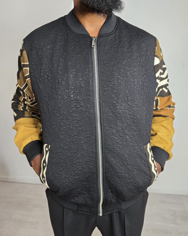 Bomber Unisexe « Héritage Moderne » – Édition Bogolan