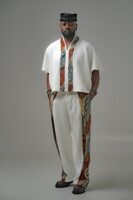 NZAÉ – Pantalon Homme en Crêpe & Wax