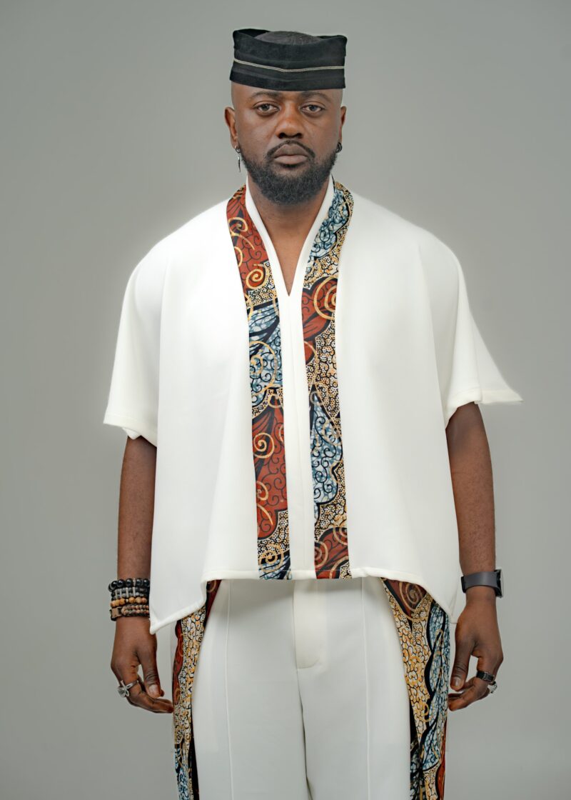 NZAÉ – Cape Homme en Crêpe & Wax