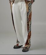 NZAÉ – Pantalon Homme en Crêpe & Wax