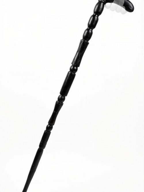 Canne bois noir du Kongo
"Nkosi" — Le Chef