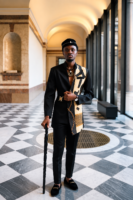 Canne bois noir du Kongo
"Nkosi" — Le Chef