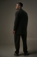 Chemise raphia Kuba Col Mao « MBOKA » —