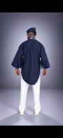 Kimono BULU – Veste Oversize Jean Brut & Bogolan Indigo Mali
Modèle unique